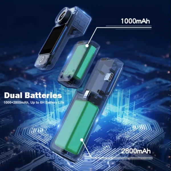SJCAM C300 Pocket Action Camera 4K FHD With Long Battery Life Video 30M Waterproof 5G WiFi Camera Sport Action Cam - Image 4