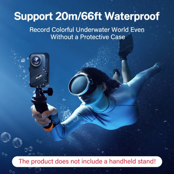 Deelife Ultra HD 4K 60FPS Action Camera 2.4G WiFi 170D Waterproof Video Recording Anti-Shake Sport Cameras with Remote Control - Image 4