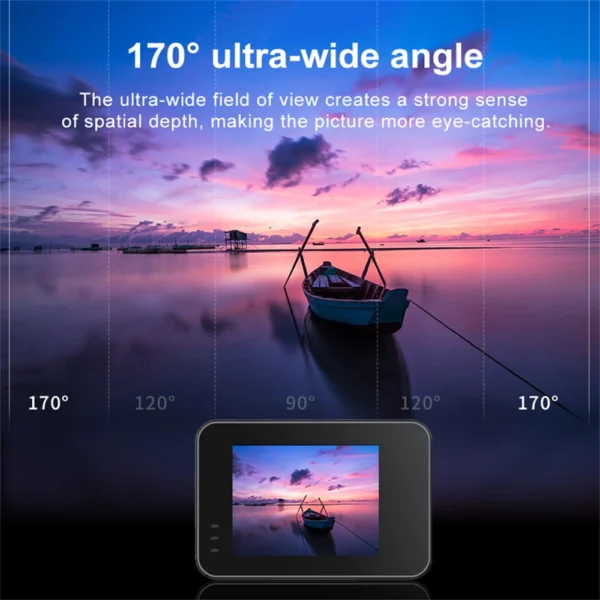 6K Action Camera Sony IMX576 Lens EIS 8X Zoom 48MP WiFi Dual Screen 20M Bare Metal Waterproof Sport Camera Sports DV Portability - Image 5