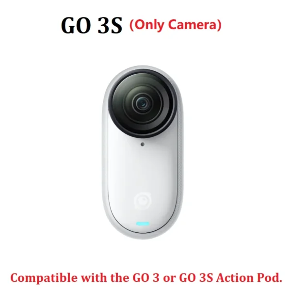 Insta360 GO 3S Tiny 4K Action Camera Black White 39g 64G 128G Waterproof FlowState Stabilization Portable GO3 GO 3S - Image 2