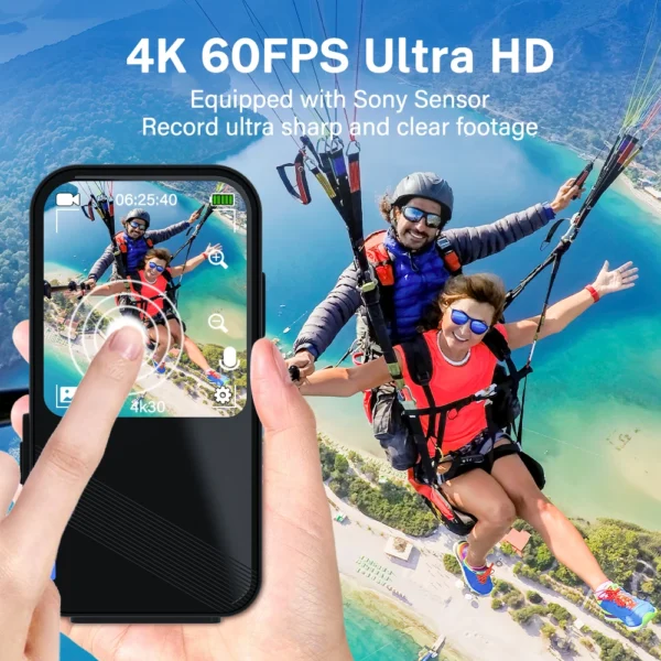 Deelife Ultra HD 4K 60FPS Action Camera 2.4G WiFi 170D Waterproof Video Recording Anti-Shake Sport Cameras with Remote Control - Image 3